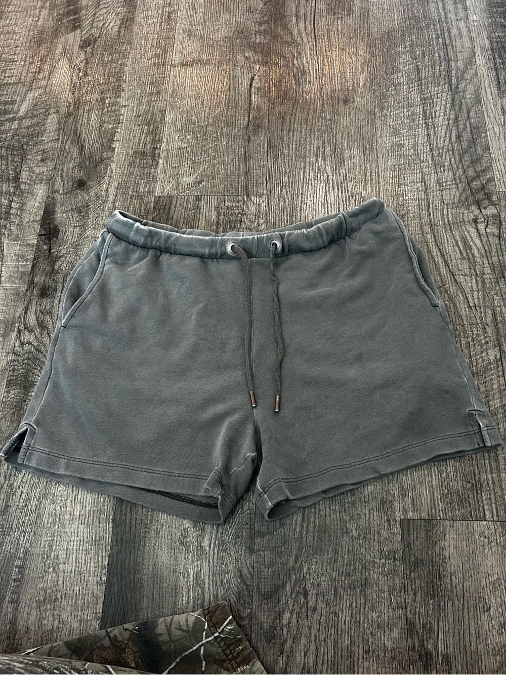 H&M Women's Drawstring Athletic Shorts in Charcoal
